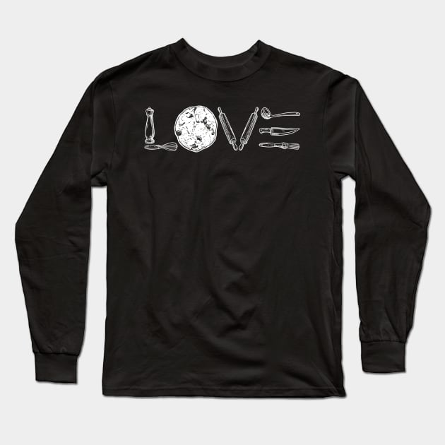 Cookies Love Baker Long Sleeve T-Shirt by captainmood